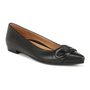 Vionic Arielle Flat Black Leather